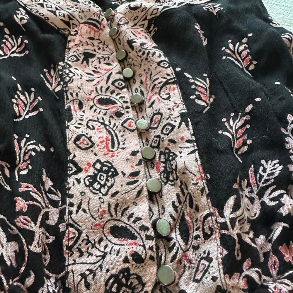 Ecote Urban Outfitters Magdalena Floral Printed Romper Dress - Picture 2 of 5